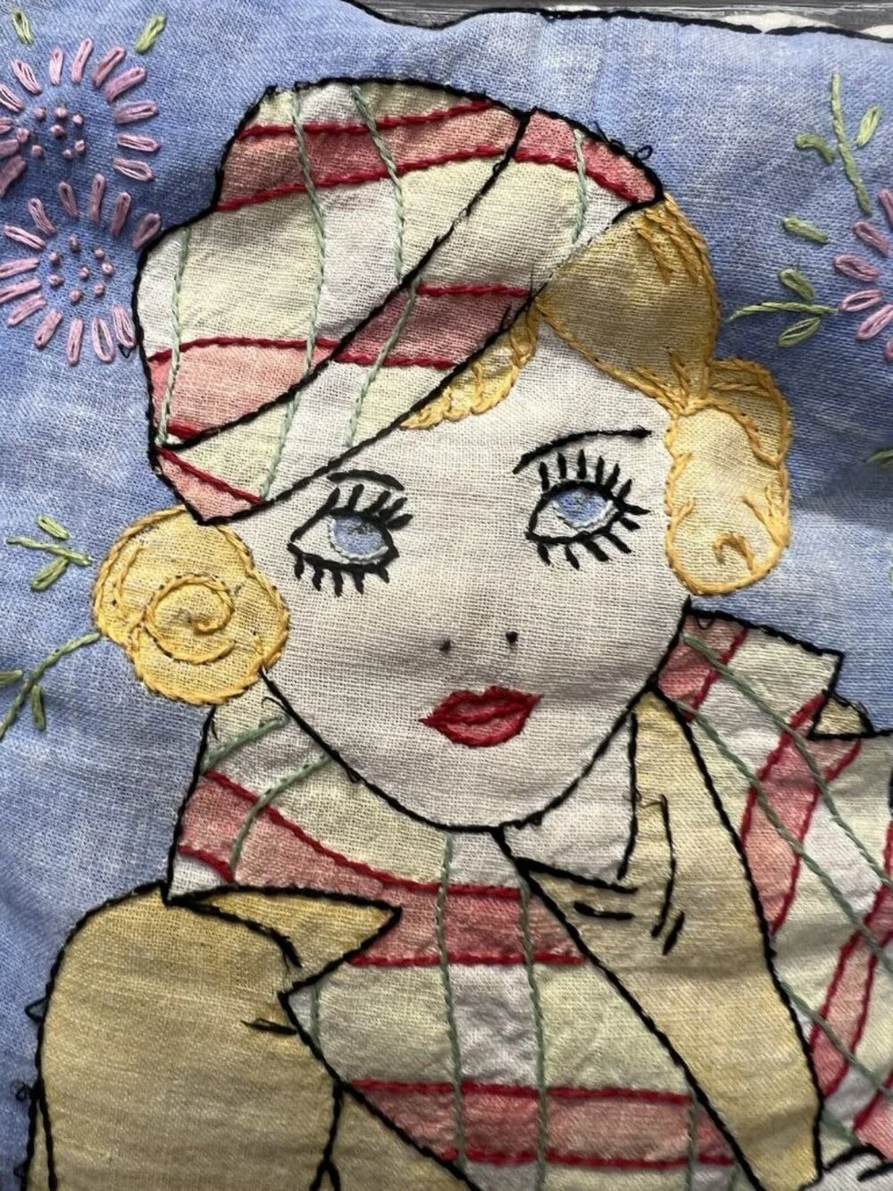 Handmade vintage throw
